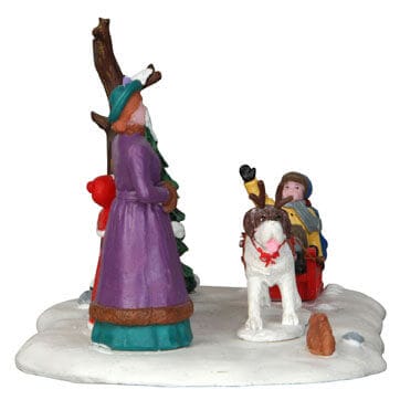 lemax-sleigh-rides-figurine-promenade-en-tra-neau image 2