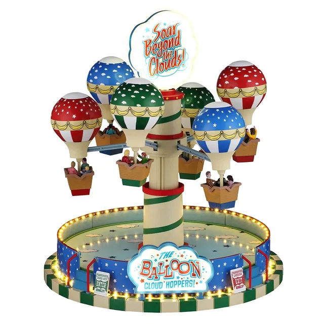 lemax-the-balloon-cloud-hoppers-man-ge-miniature-montgolfi-res-carnival image 1