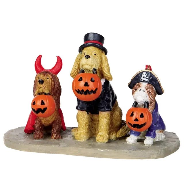 lemax-trick-or-dog-treats-spooky-town-figurine-miniature-halloween image 1