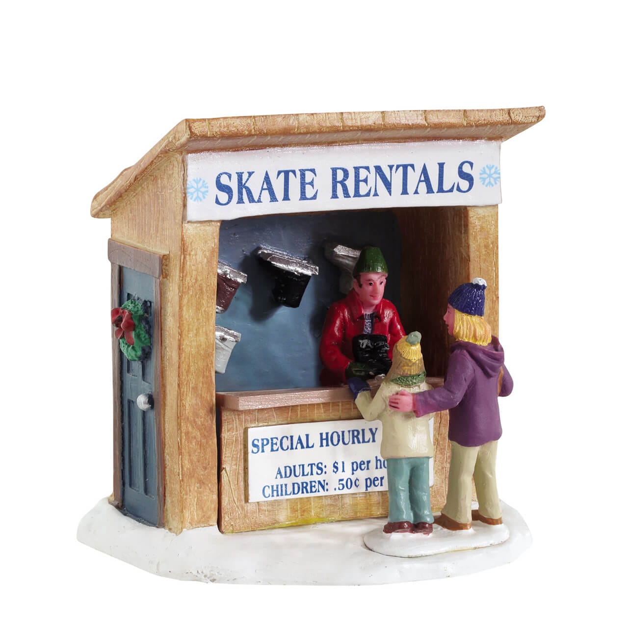 lemax-renting-skates-figurine-miniature-location-de-patins image 1