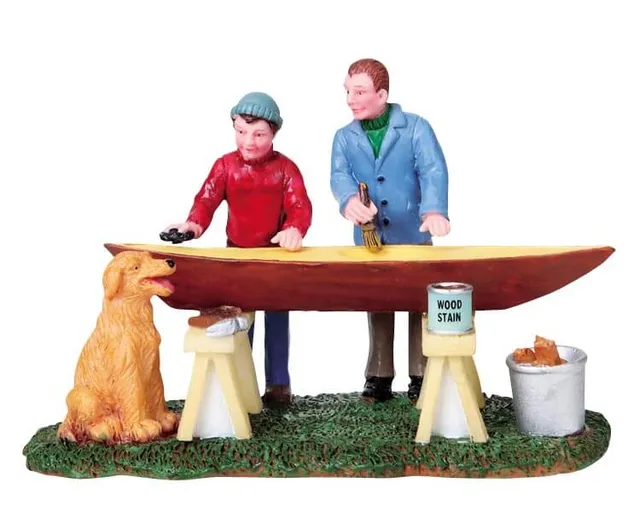 lemax-kayak-building-figurine-construction-kayak image 1
