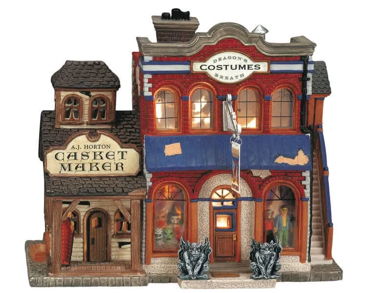 lemax-dragon-s-breath-costume-shop-b-timent-miniature-spooky-town image 1