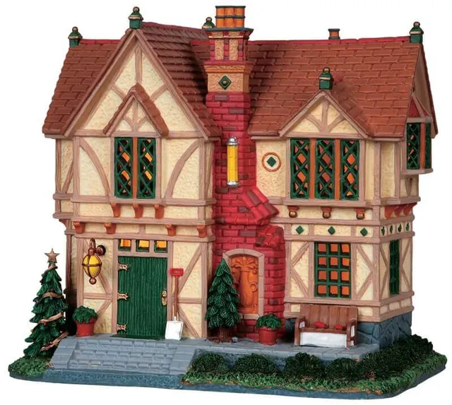 lemax-tudor-cottage-maison-miniature-lumineuse image 1