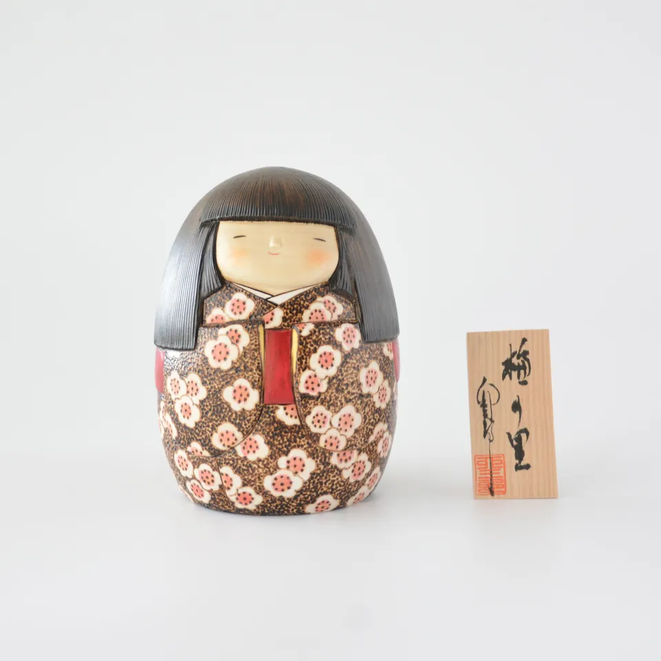 usaburo-kokeshi-ume-no-sato-jardin-de-pruniers-par-yuji-okamoto-dition-limit-e image 1