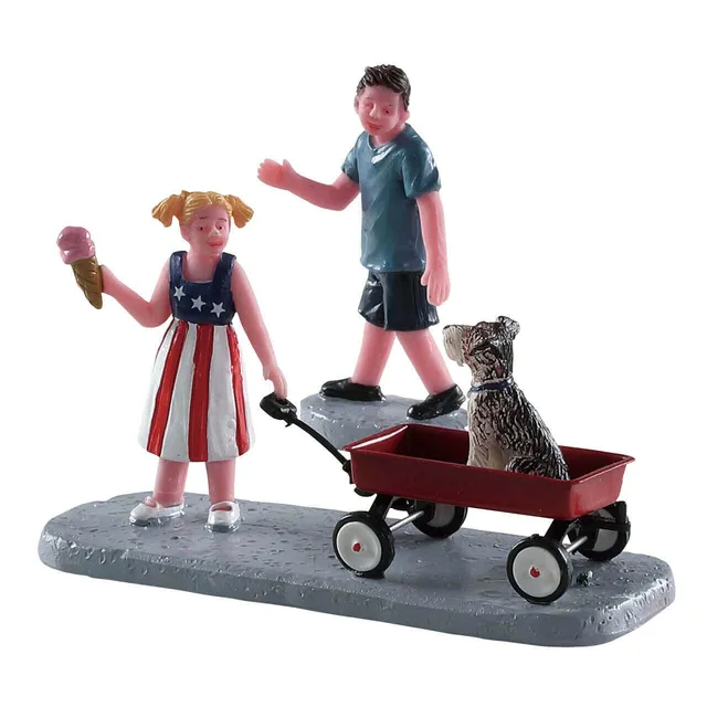 lemax-wagon-ride-miniature-accessoire-anim-de-village image 1