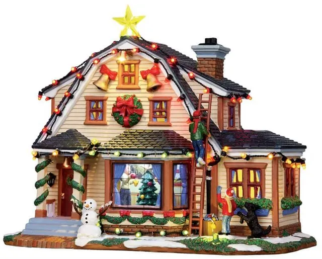 lemax-decorating-the-house-figurine-lumineuse-de-no-l image 1