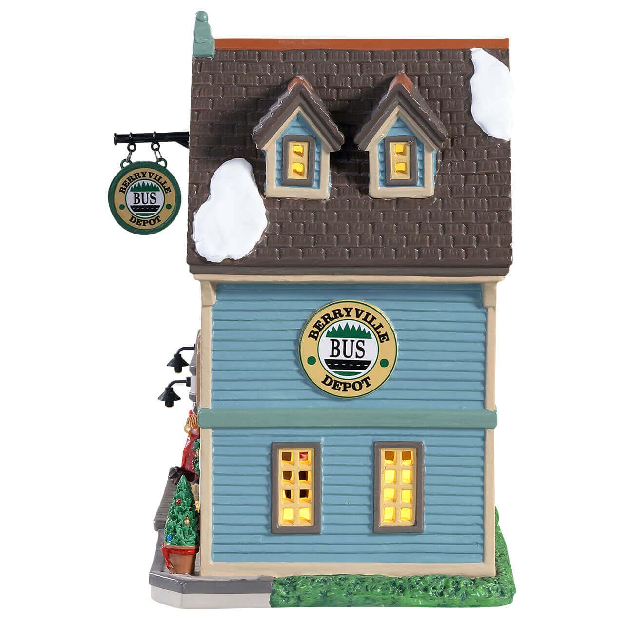 lemax-berryville-bus-depot-b-timent-village-miniature image 2