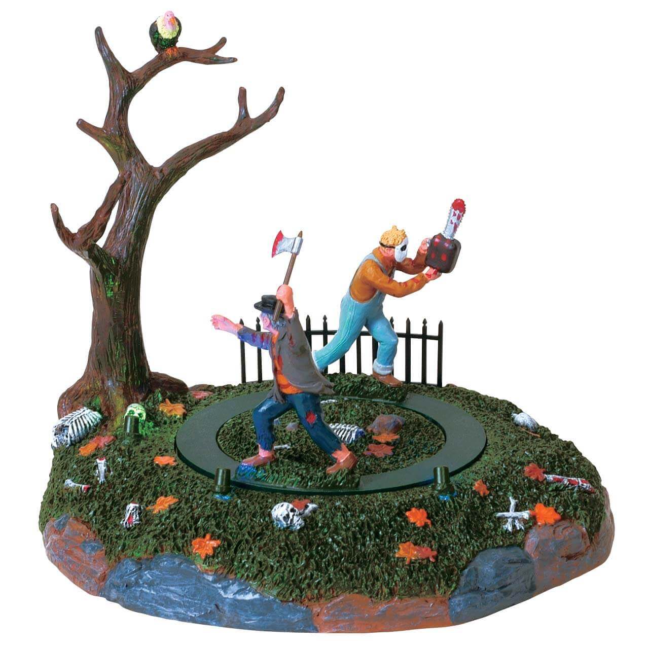 lemax-slasher-rivals-figurines-anim-es-circulaires-spooky-town image 1