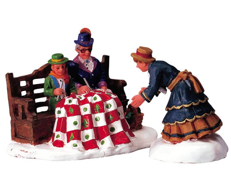 lemax-christmas-quilters-figurine-miniature-de-collection image 1