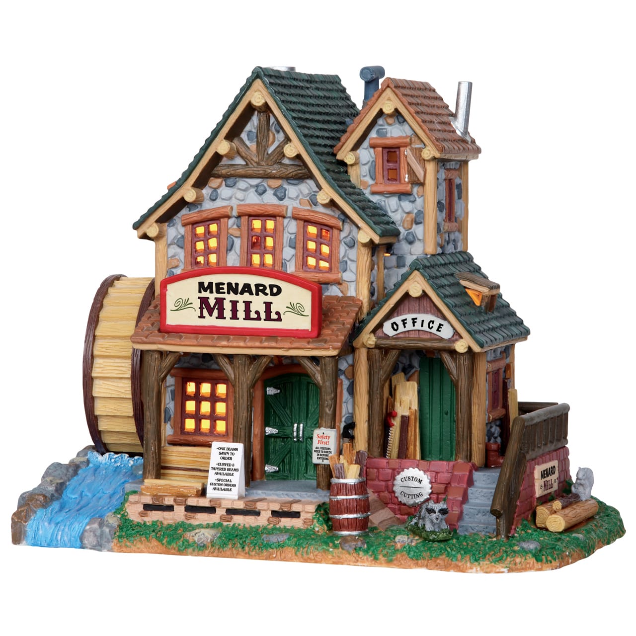 lemax-menard-mill-moulin-miniature-lumineux-village image 2