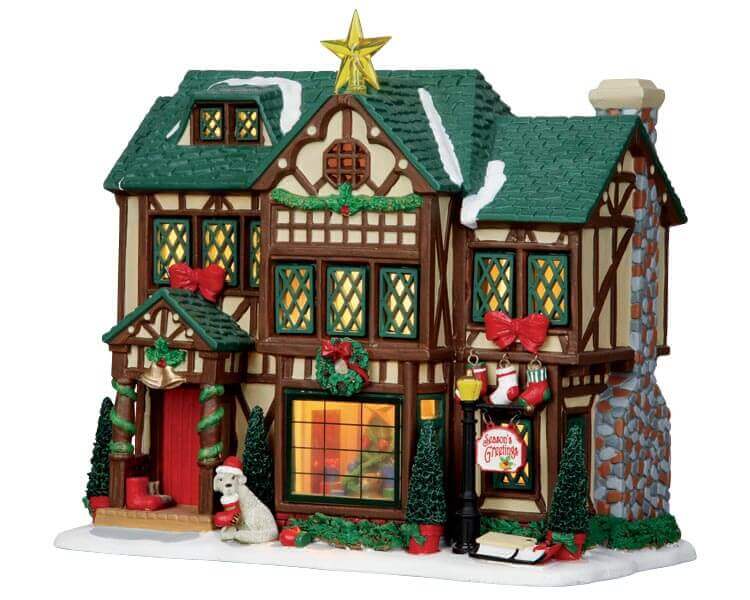 lemax-tudor-style-house-maison-miniature-style-tudor image 1