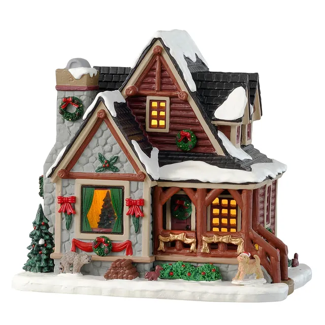 lemax-christmas-cabin-maison-miniature-illumin-e-vail-village image 1