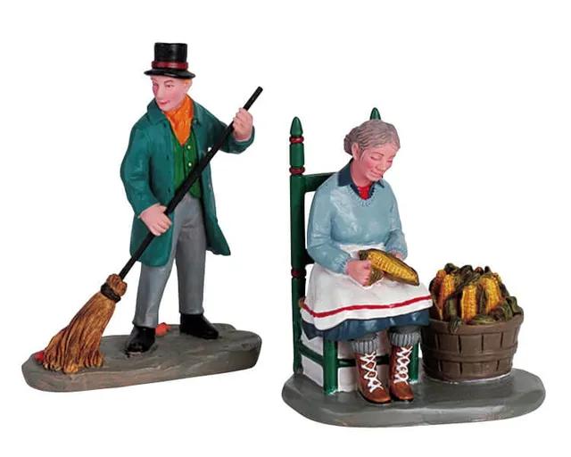 lemax-cornhusking-figurine-miniature-r-colte-de-ma-s image 1