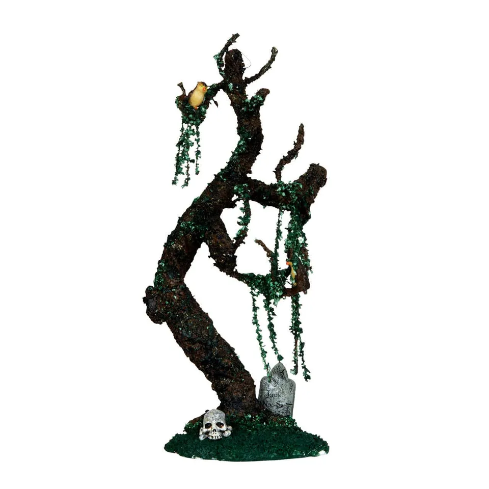 lemax-tombstone-tree-arbre-cimeti-re-spooky-town image 1