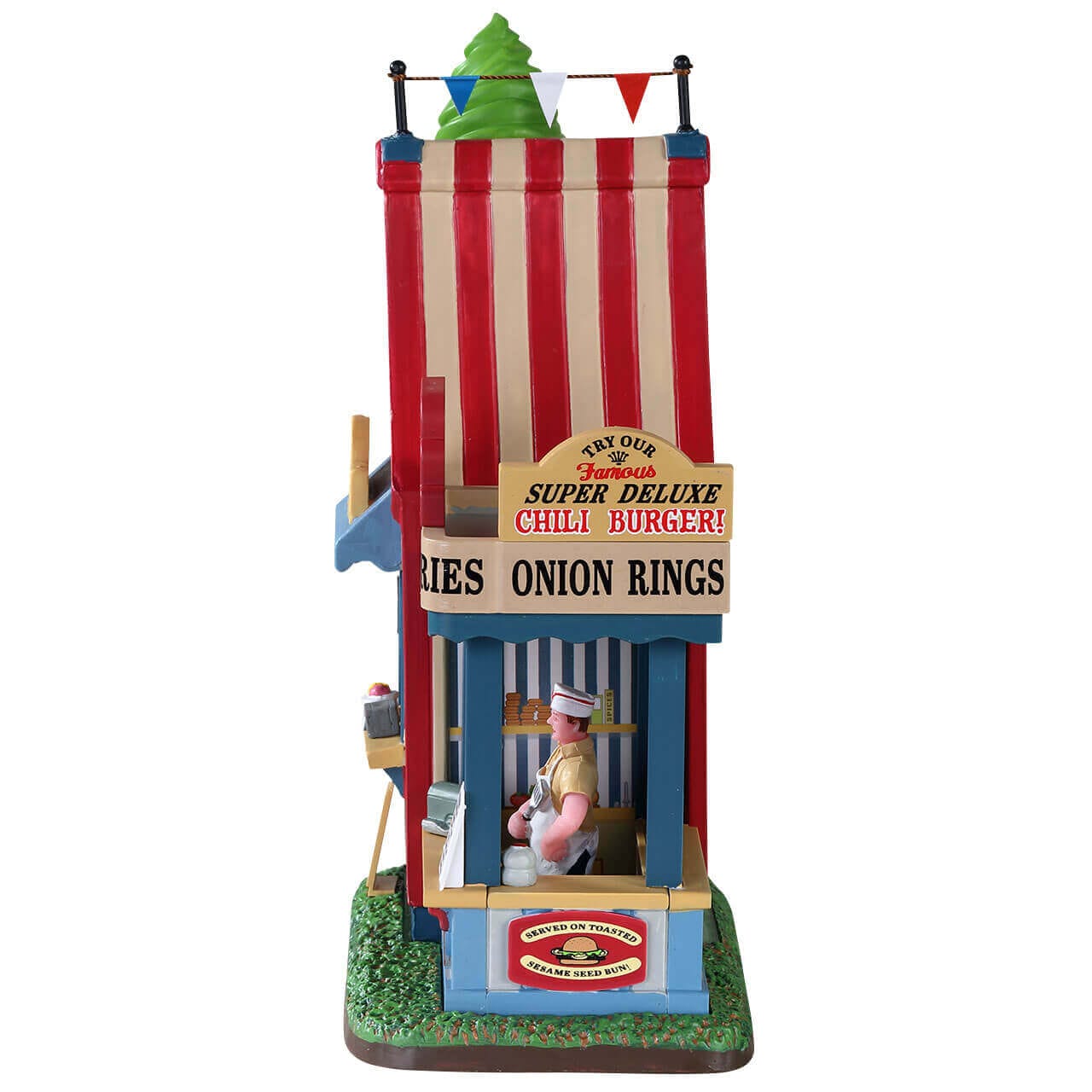 lemax-hamburger-ice-cream-stand-kiosque-miniature image 2