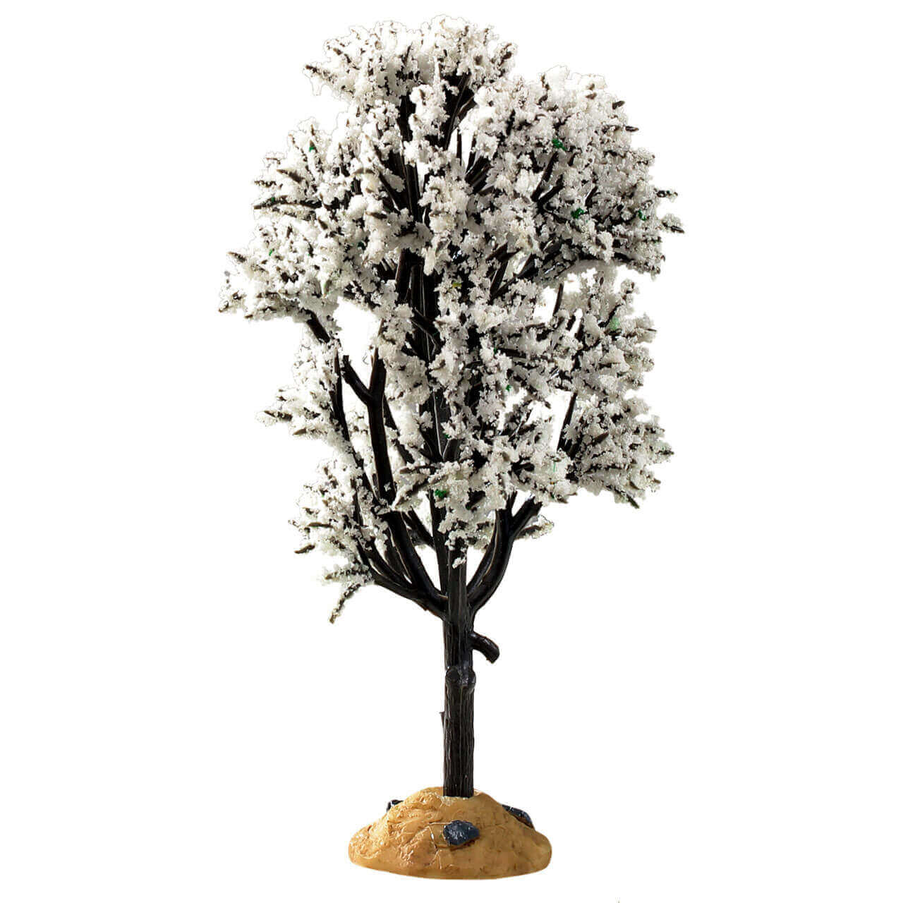 lemax-white-hawthorn-tree-arbre-miniature-blanc-enneig image 1
