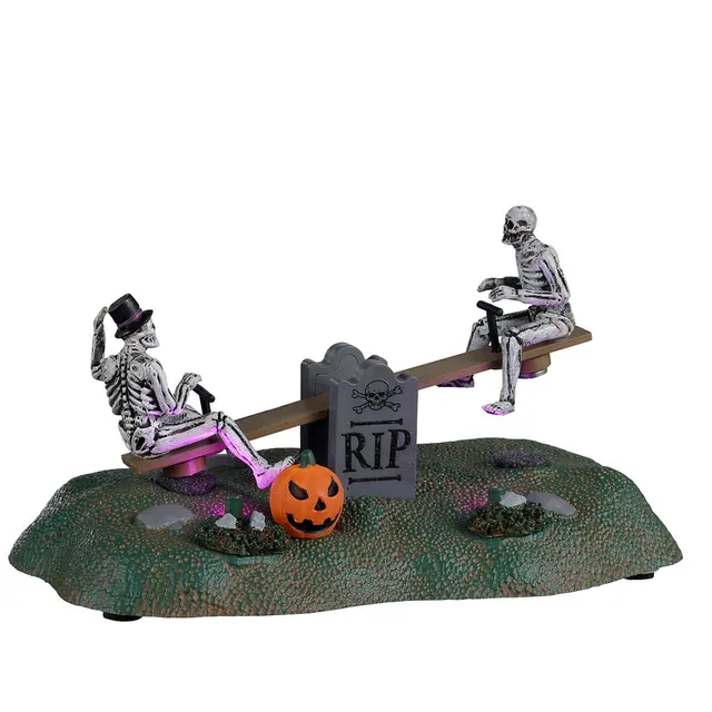 lemax-tombstone-see-saw-accessoire-miniature-squelettes-spooky-town image 1