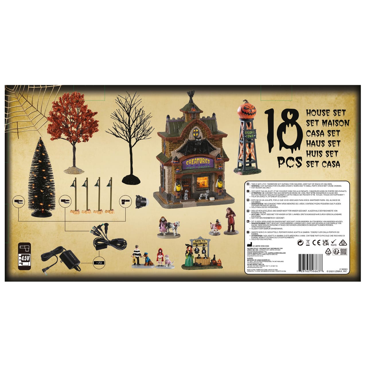 lemax-creatures-of-the-night-pet-shop-set-animalerie-hant-e-spooky-town image 3
