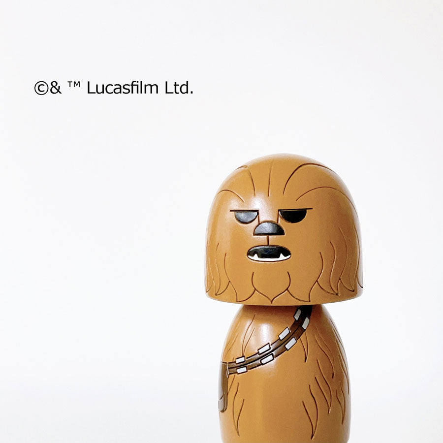 usaburo-kokeshi-star-wars-chewbacca-figurine-miniature-artisanale-75-mm image 6