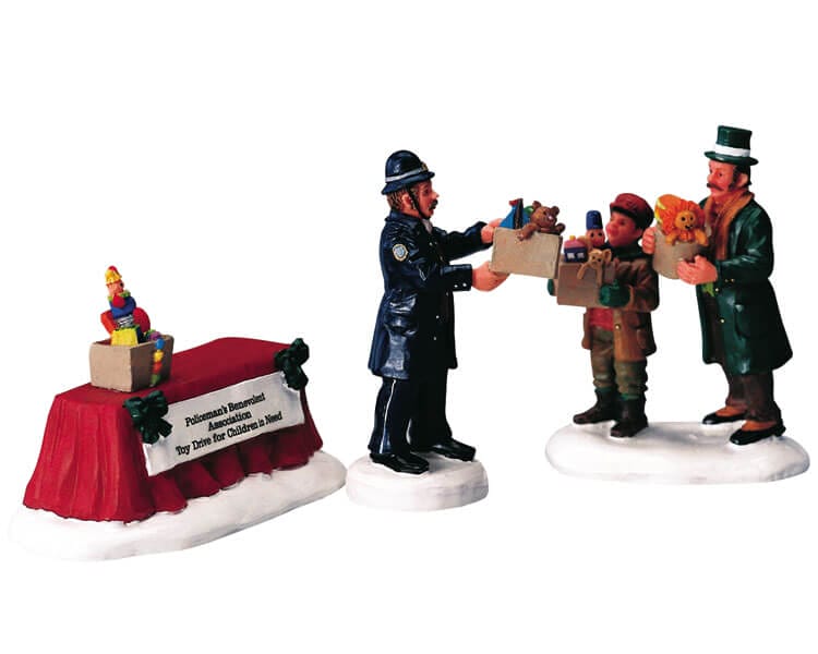 lemax-toy-drive-figurine-miniature-collecte-de-jouets-no-l image 1