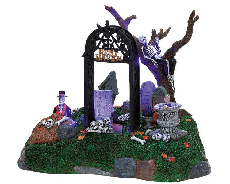 lemax-restless-tombstones-pierres-tombales-hant-es-spooky-town image 1