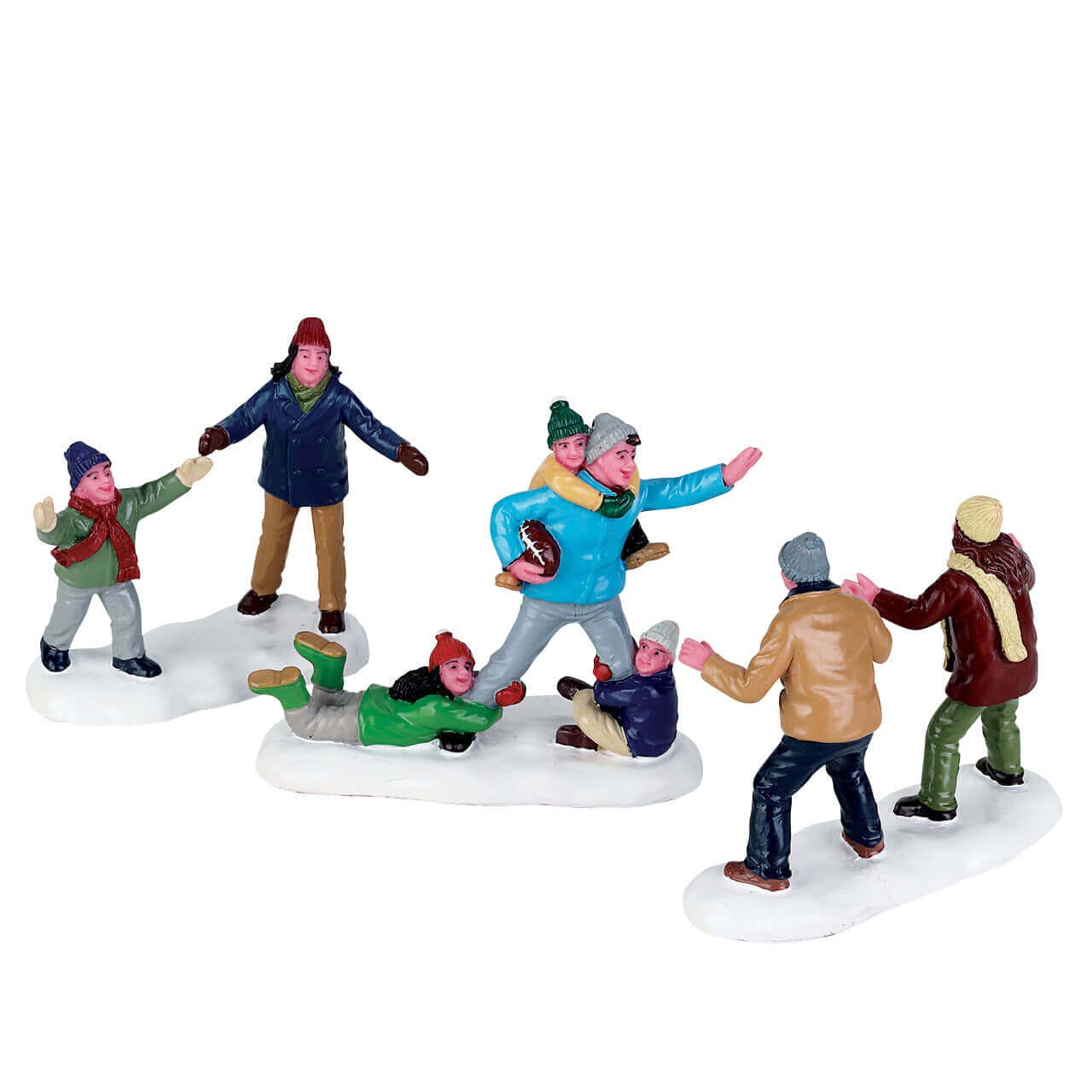 lemax-family-football-set-de-3-figurines-miniatures-sport image 2