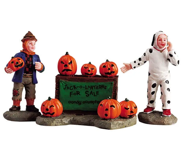 lemax-jack-o-lantern-sales-stand-citrouilles-spooky-town image 1
