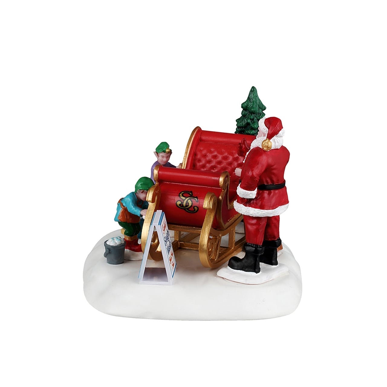 lemax-santa-s-sleigh-wash-d-cor-de-village-anim-santa-s-wonderland image 3