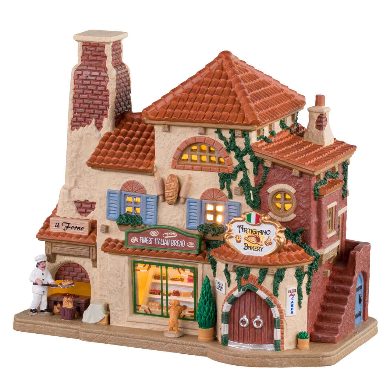 lemax-artigiano-bakery-village-miniature-lumineux-caddington image 1