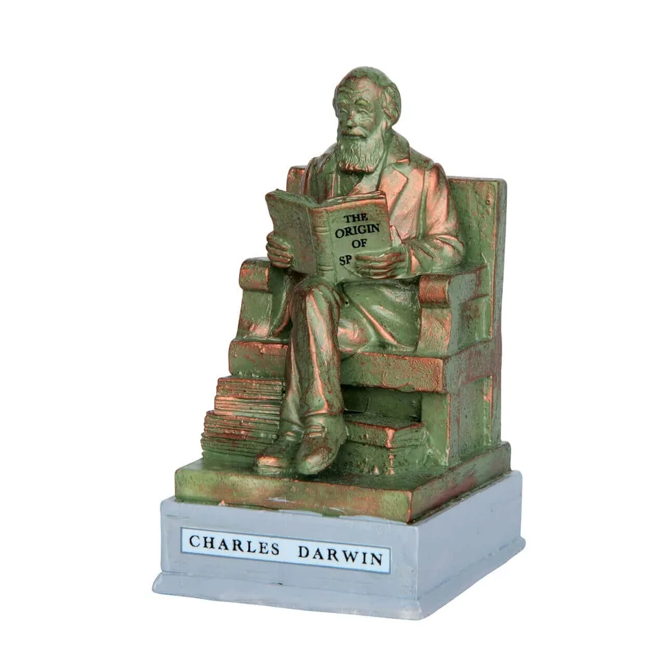lemax-park-statue-charles-darwin-statue-miniature-de-collection image 1