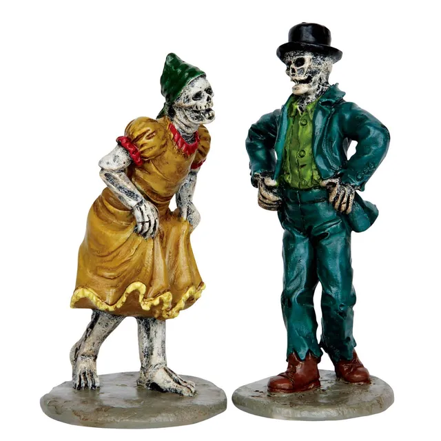 lemax-skeleton-jig-lot-de-2-figurines-squelettes-spooky-town image 1