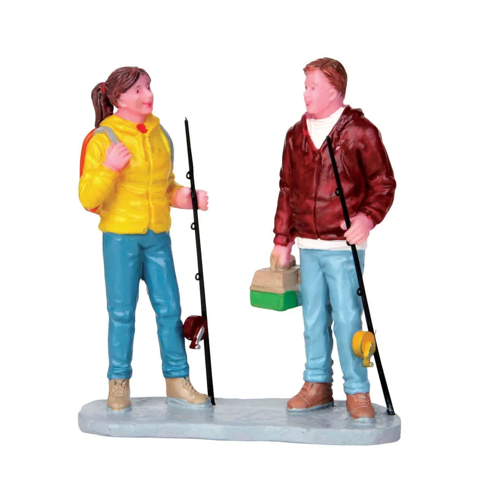 lemax-gearing-up-figurine-miniature-vail-village image 1