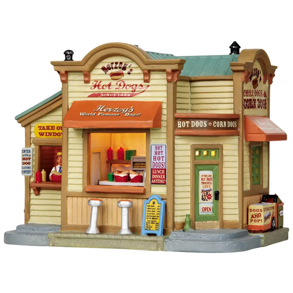 lemax-herzog-s-hot-dogs-boutique-miniature-street-food image 1