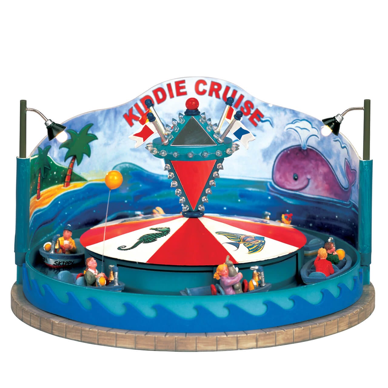 lemax-kiddie-cruise-ride-man-ge-miniature-enfant image 2