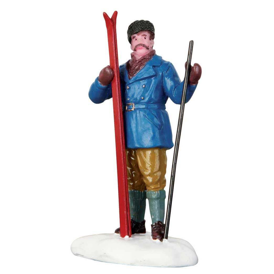 lemax-alpine-skiier-figurine-miniature-skieur-alpin image 1