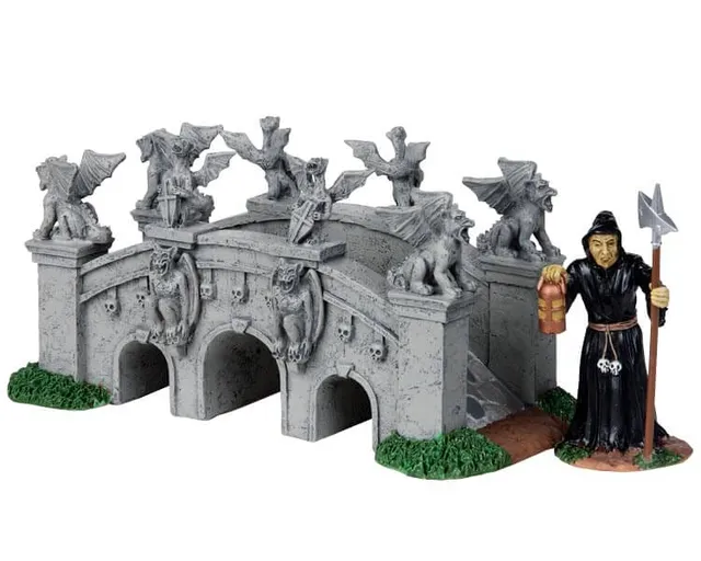 lemax-terror-bridge-d-cor-miniature-pont-de-l-horreur image 1