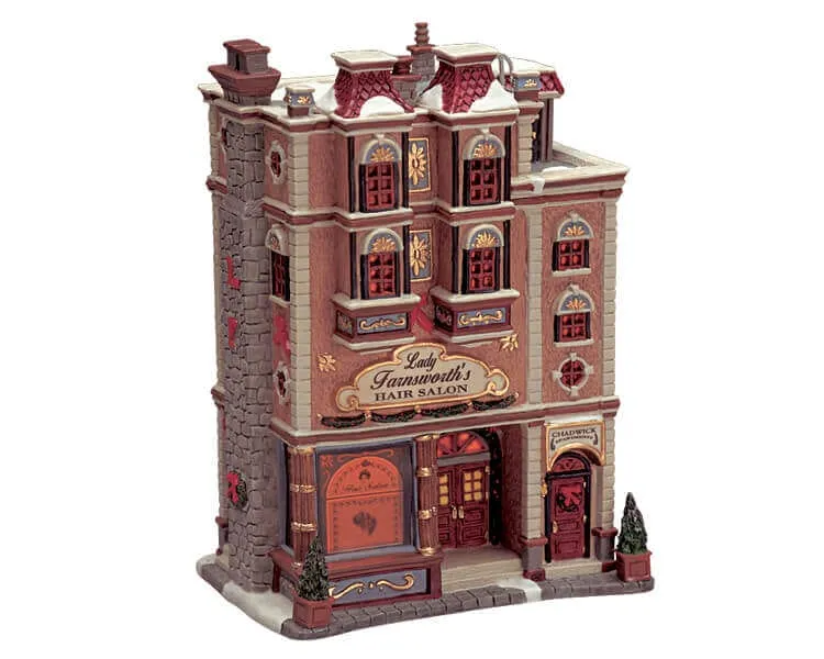 lemax-lady-farnsworth-s-hair-salon-b-timent-miniature-de-village image 1