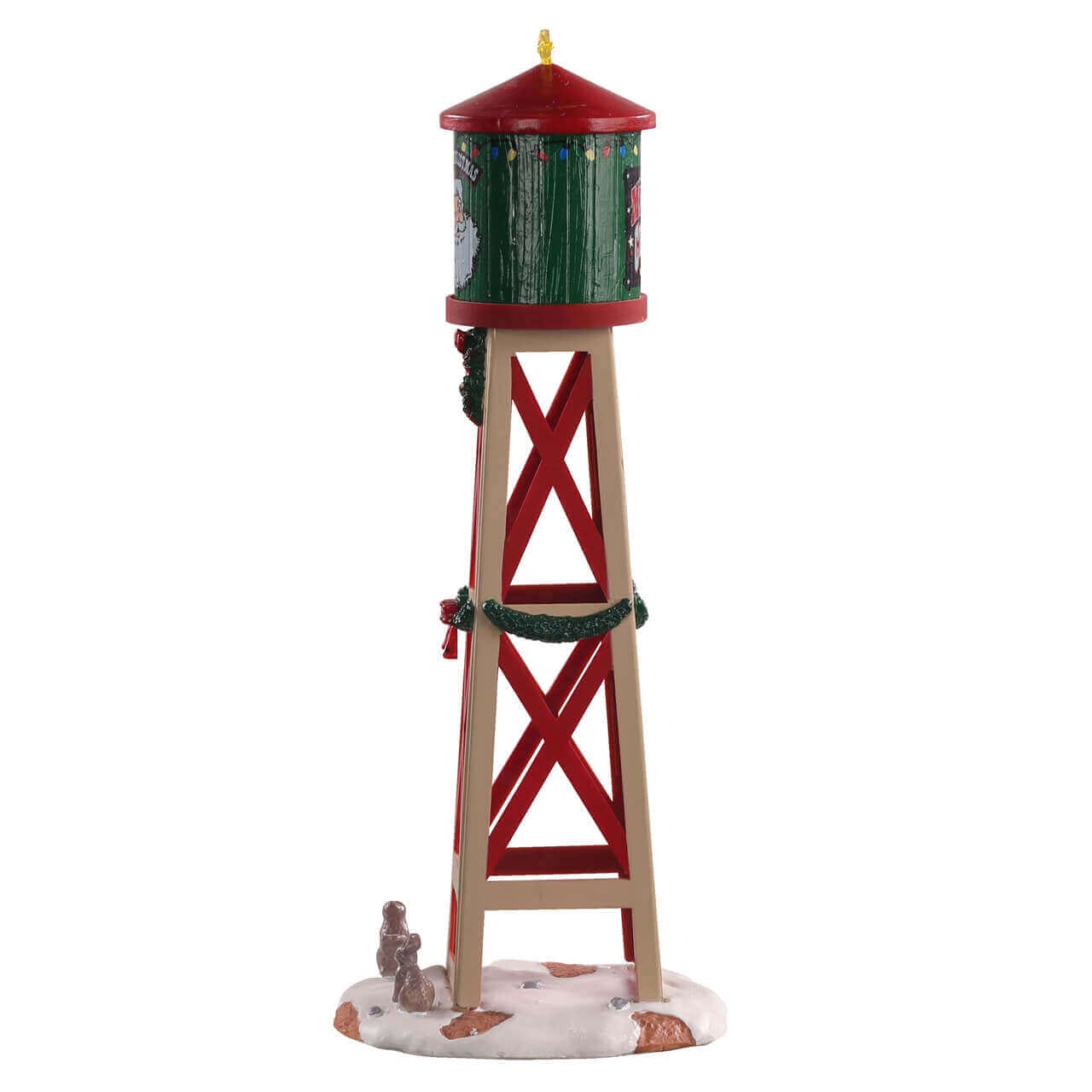 lemax-rustic-water-tower-vail-village-tour-eau-miniature-de-no-l image 3