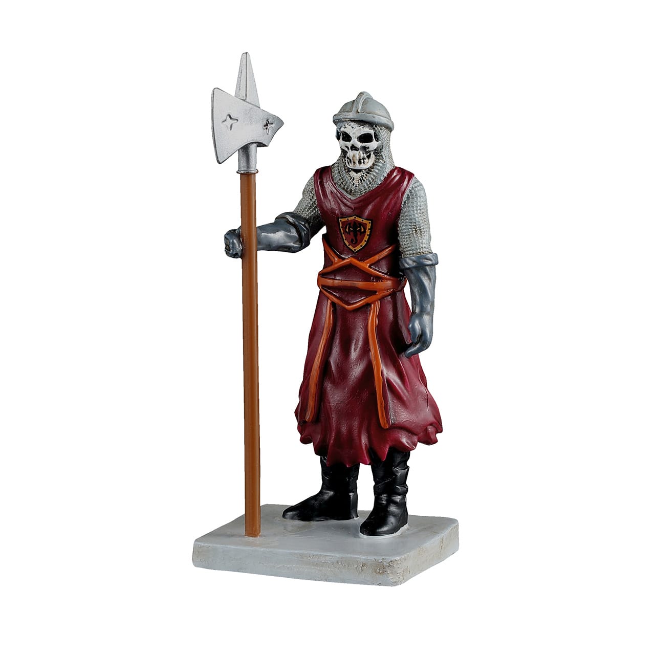 lemax-castle-guard-figurine-squelette-garde-spooky-town image 1