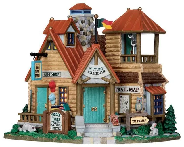 lemax-hidden-trails-nature-center-b-timent-miniature-village image 1