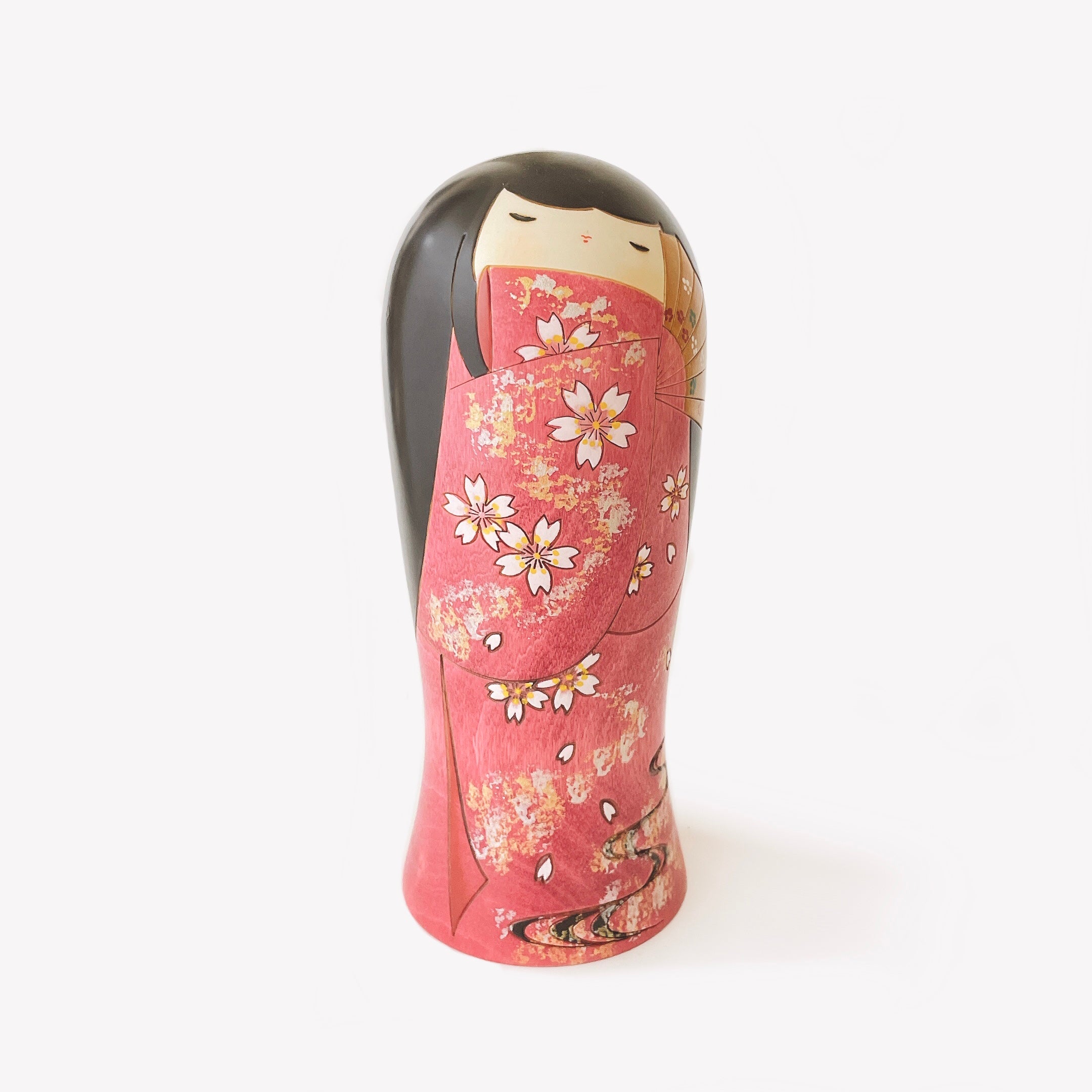 usaburo-kokeshi-mai-230-mm-figurine-danseuse-sakura-rouge image 1