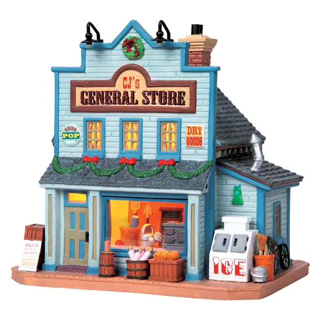 lemax-cj-s-general-store-b-timent-miniature-picerie-de-village image 1