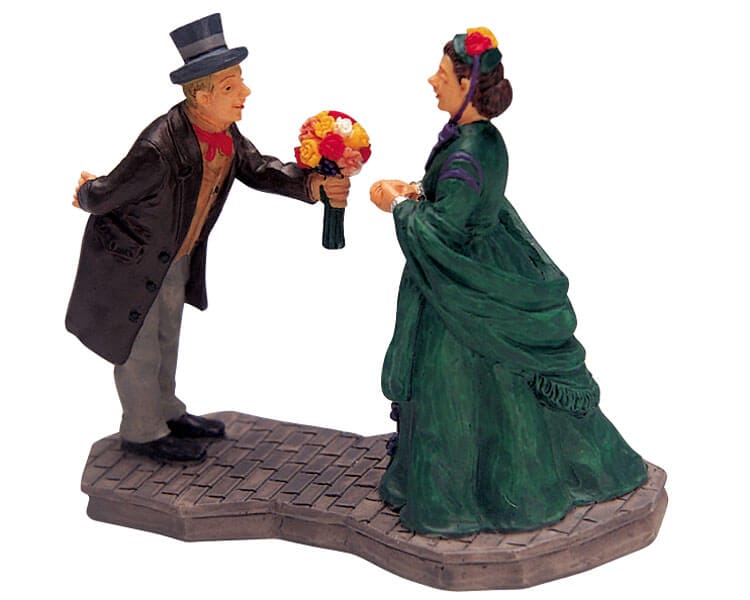 lemax-for-the-lady-figurine-miniature-sc-ne-fleurie image 2