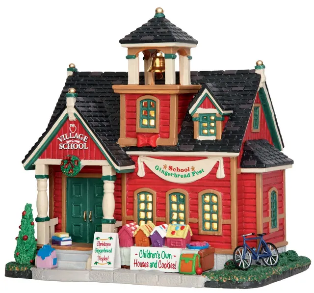 lemax-school-gingerbread-fest-b-timent-village-de-no-l-pain-d-pice image 1