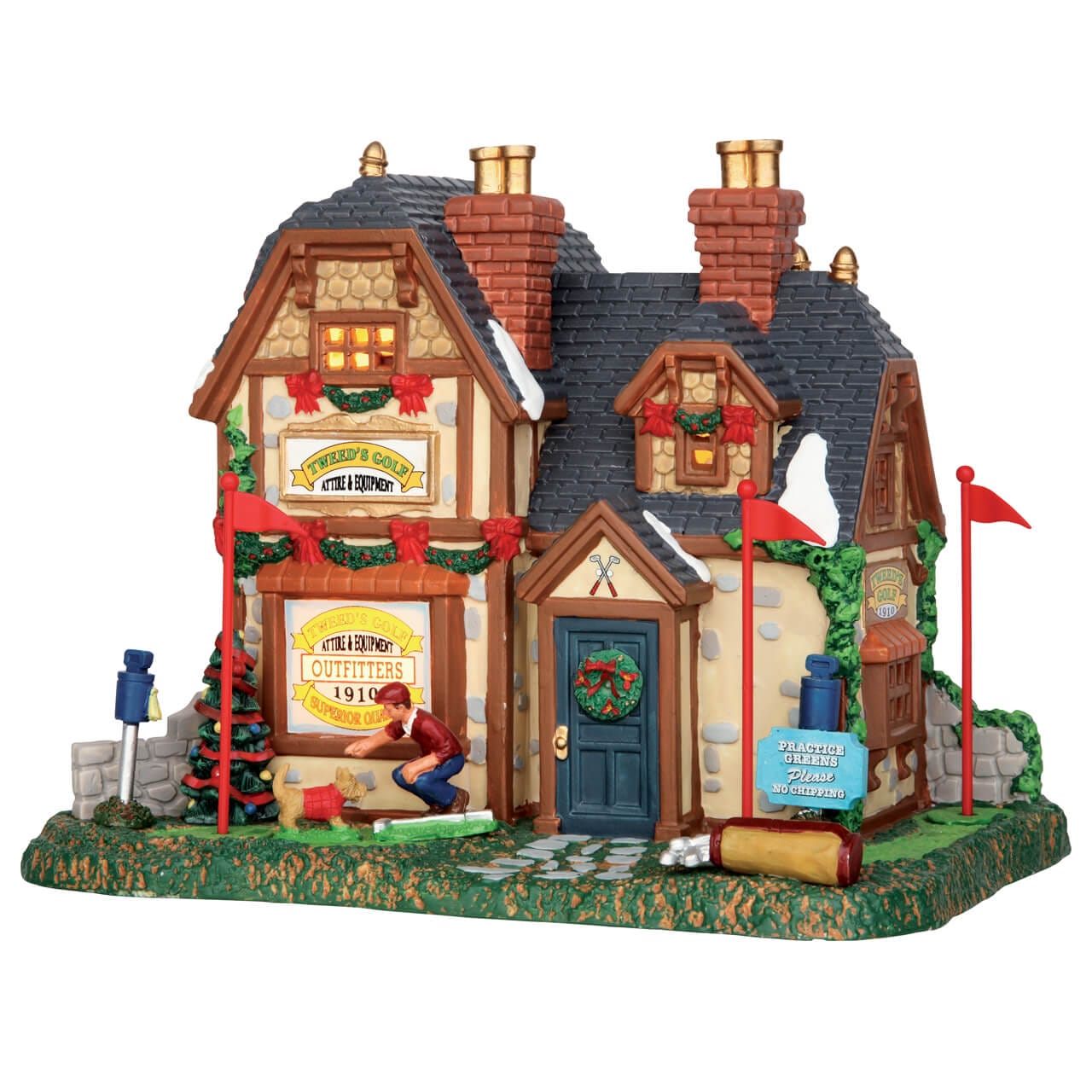 lemax-tweed-s-golf-outfitters-maison-miniature-de-village-de-collection image 4