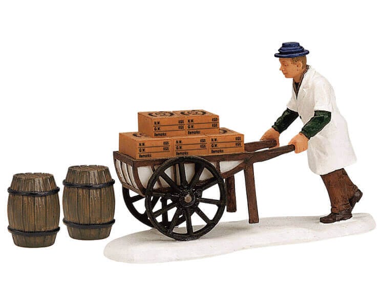 lemax-pushcart-miniature-charrette-village-de-no-l image 1
