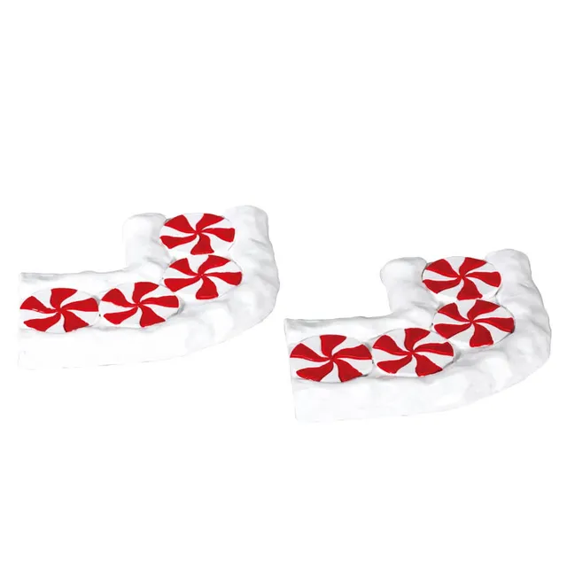 lemax-candy-cane-lane-curved-set-de-2-chemin-miniature image 1