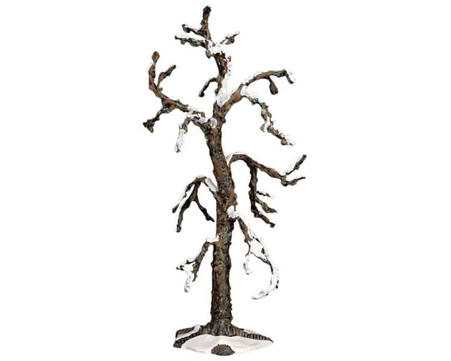 lemax-snowy-oak-tree-large-grand-ch-ne-enneig-miniature image 1