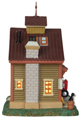 lemax-elmer-s-tractor-tracteur-miniature-de-ferme-de-collection image 3