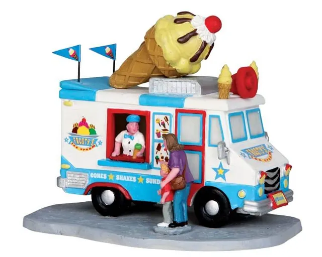 lemax-ice-cream-truck-camion-miniature-de-village image 1